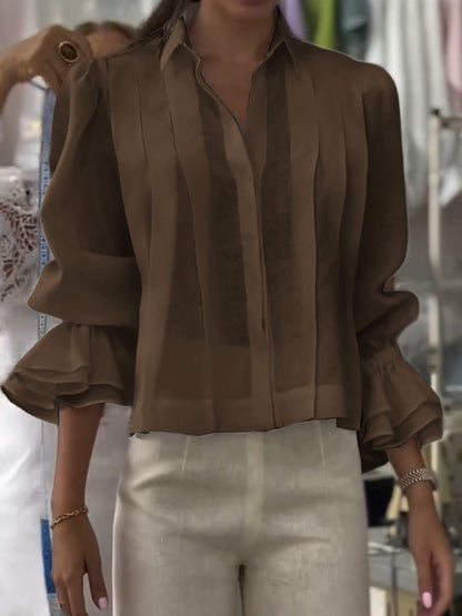 Orvianne™ Bluse mit Falten 6
