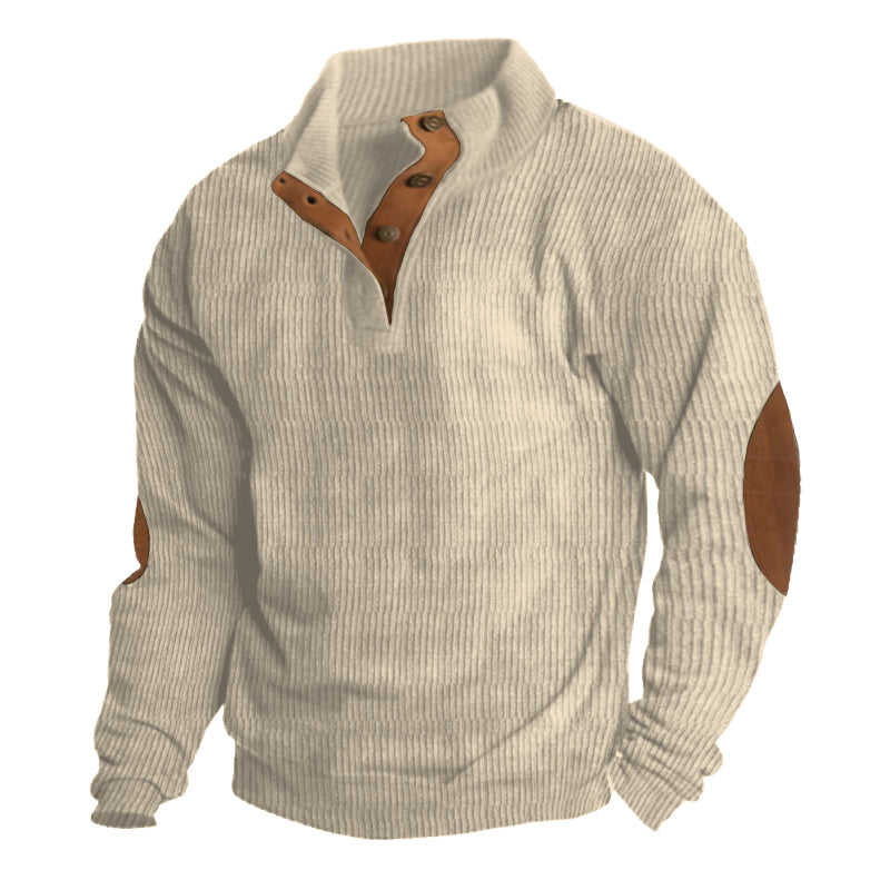 Outdoor-Pullover für Herren | Wetterbeständig, Strapazierfähig