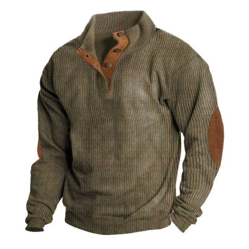 Outdoor-Pullover für Herren | Wetterbeständig, Strapazierfähig