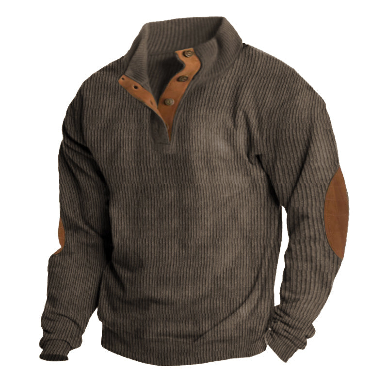 Outdoor-Pullover für Herren | Wetterbeständig, Strapazierfähig