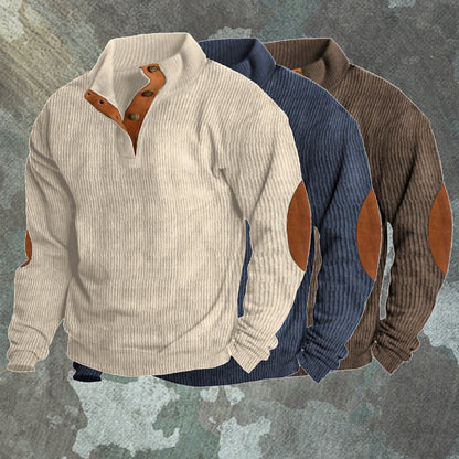Outdoor-Pullover für Herren | Wetterbeständig, Strapazierfähig