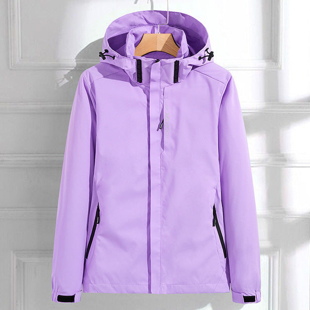 Funktionsjacke Damen | Wind- & Wetterschutz mit Kapuze 3