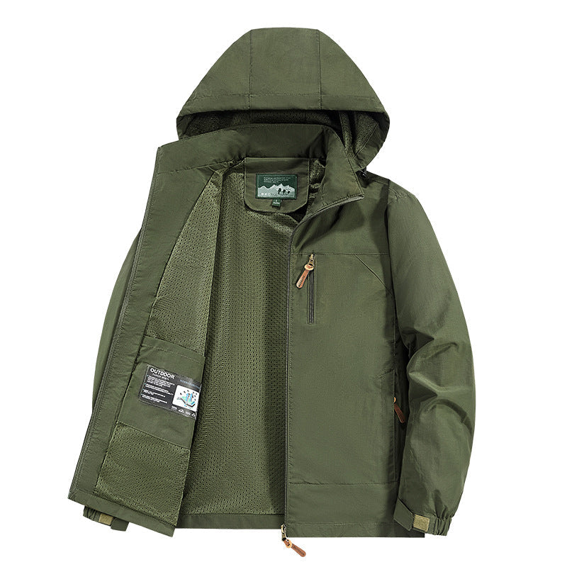 Outdoorjacke Herren | Wasserabweisend & Atmungsaktiv