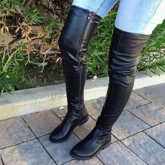 Overknee Stiefel Damen | Schlanke Passform