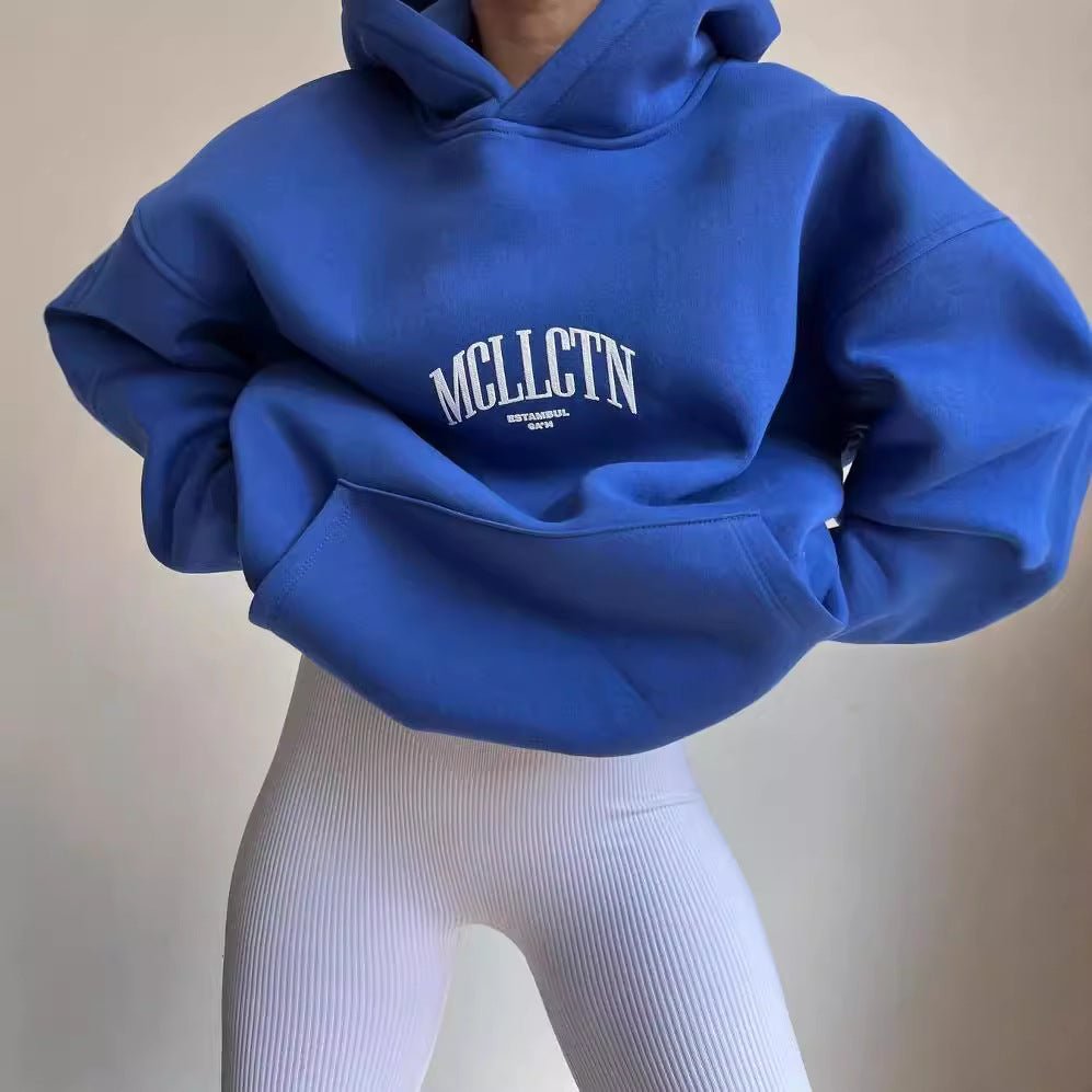 Oversize Hoodie Damen | Kapuze & Kängurutasche