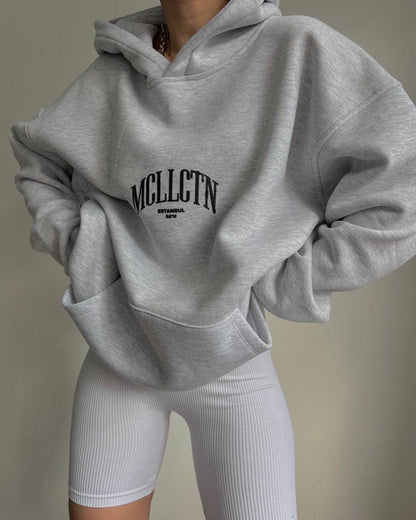 Oversize Hoodie Damen | Kapuze & Kängurutasche