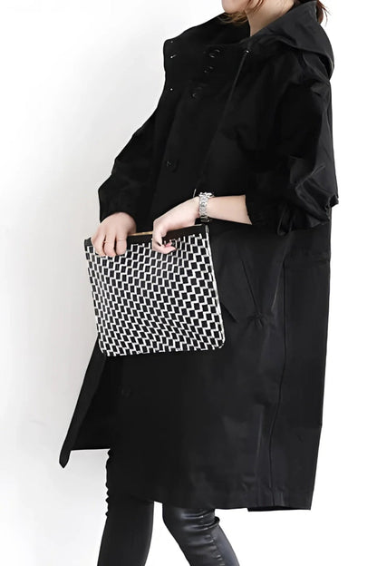 Oversize-Kapuzenmantel für Damen | Wasserdicht