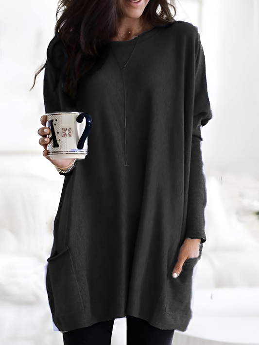 Oversize Pullover für Damen | Mit Taschen