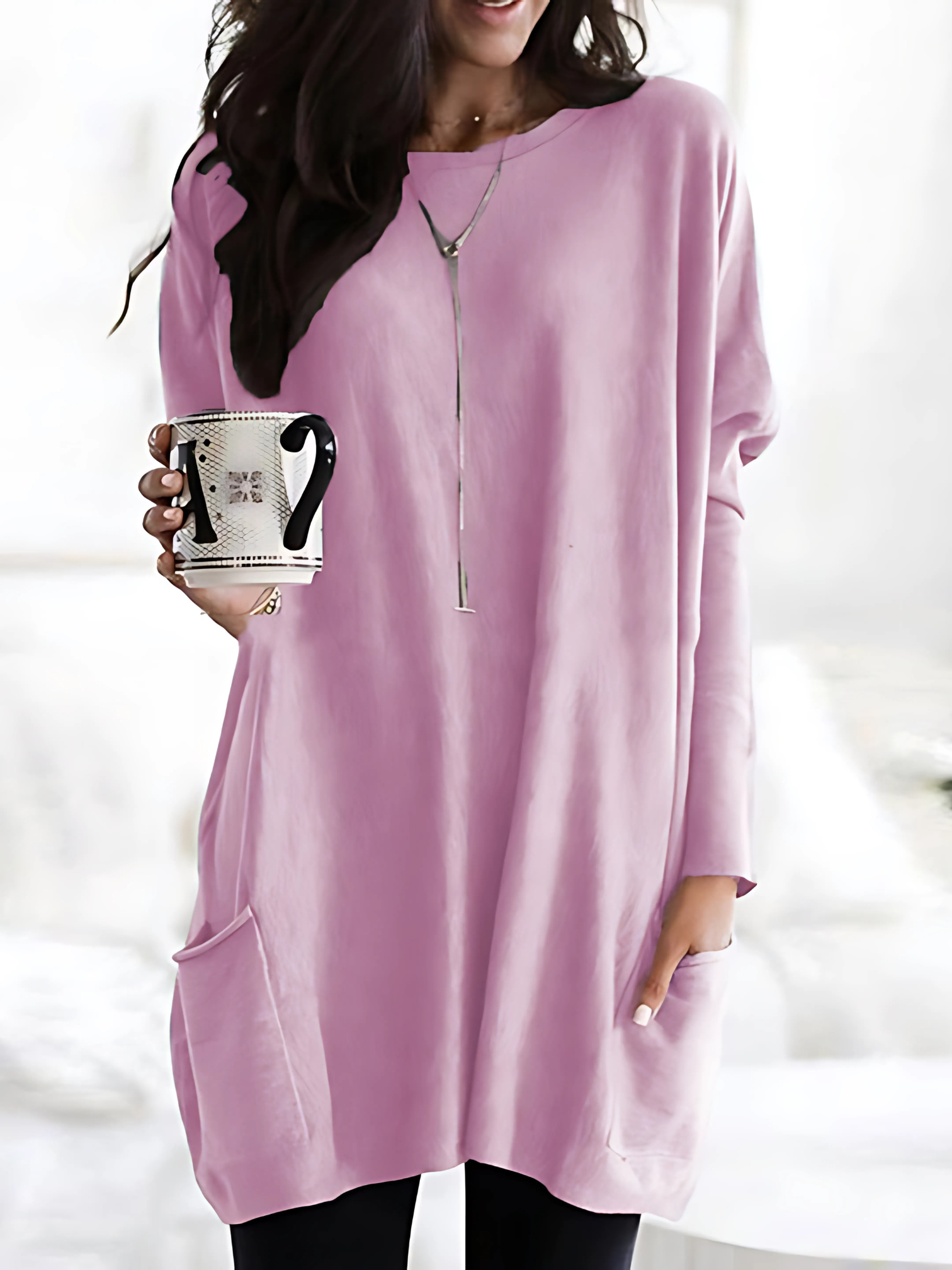Oversize Pullover für Damen | Mit Taschen