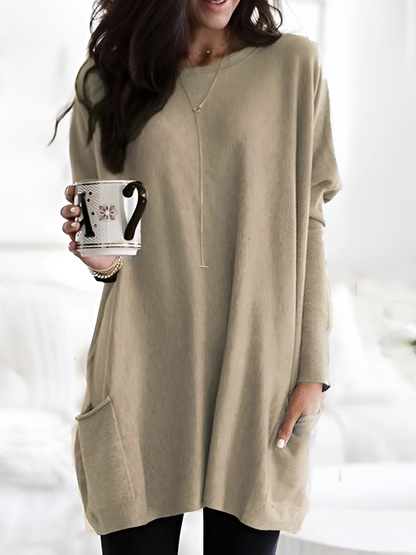 Oversize Pullover für Damen | Mit Taschen
