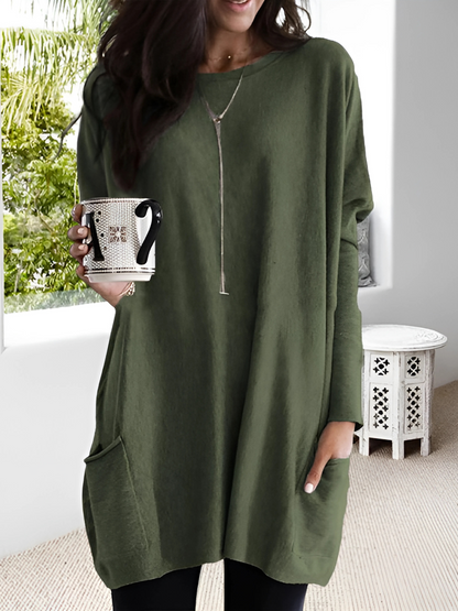 Oversize Pullover für Damen | Mit Taschen