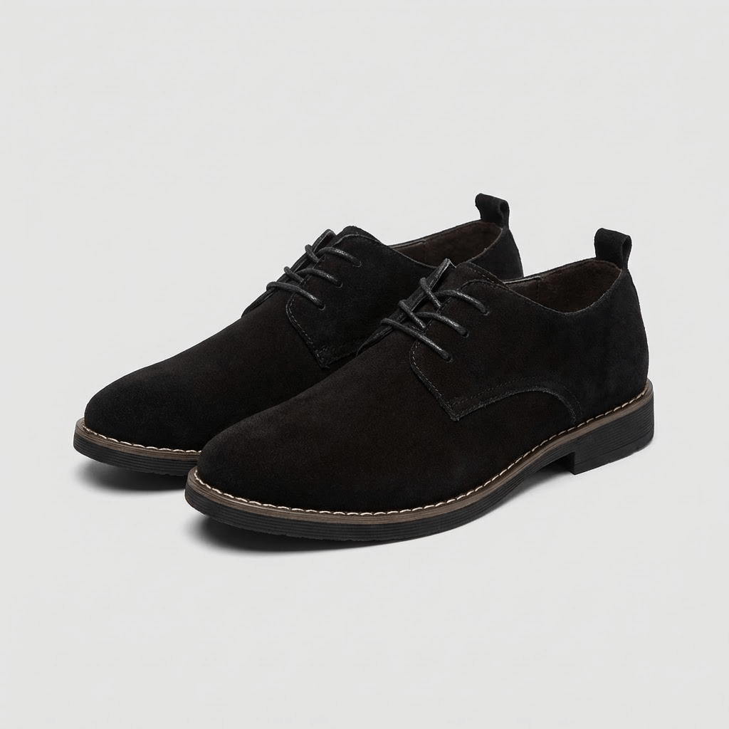 Men's leather Oxford dress shoe styled as polished formal footwear