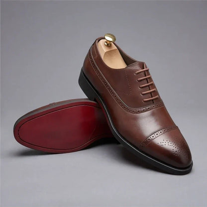 Oxford Schuhe Herren | Brogue-Design & Gepolstert 11