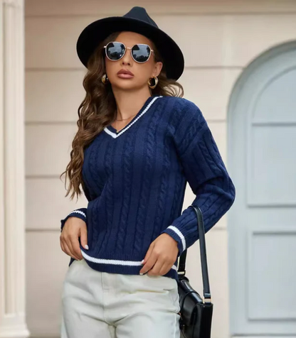 Kabelstrickpullover Damen | Weich & Vielseitig Kombinierbar 3