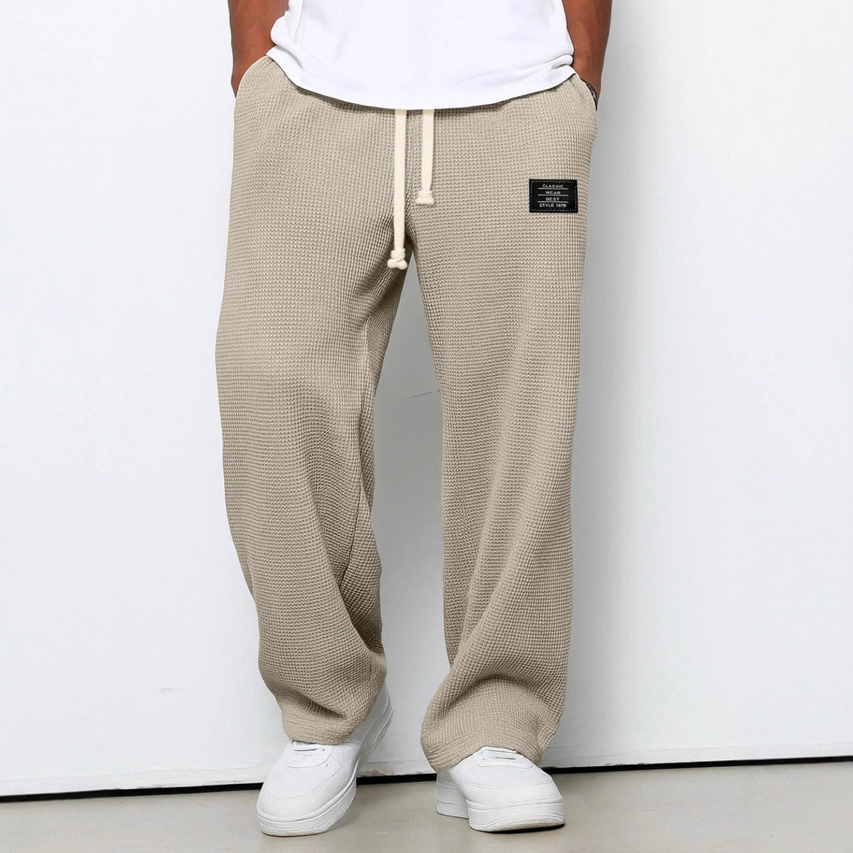 Pablo | Weite Hose Damen Verstellbarer Bund Bequem Casual Fit 3