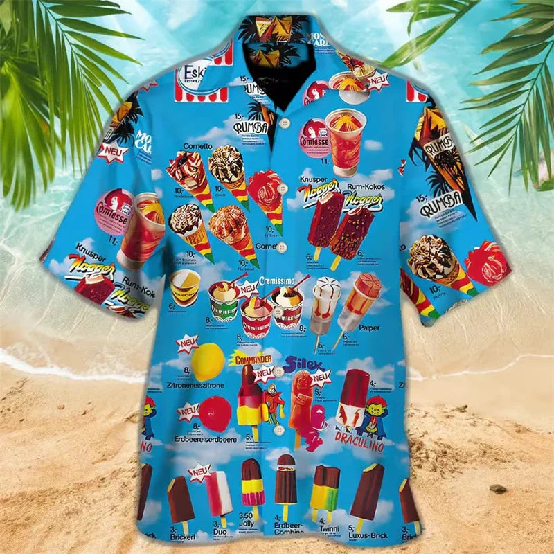 Polo Herren Kurzarm mit Print | Luftig & Bequem