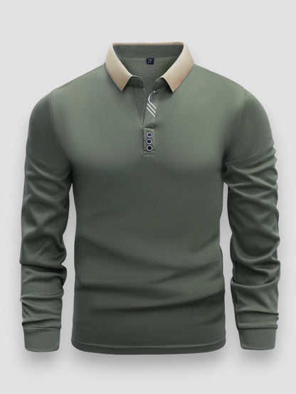 Poloshirt Herren Langarm | Atmungsaktiv & Pflegeleicht 4
