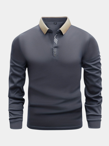 Poloshirt Herren Langarm | Atmungsaktiv & Pflegeleicht 1