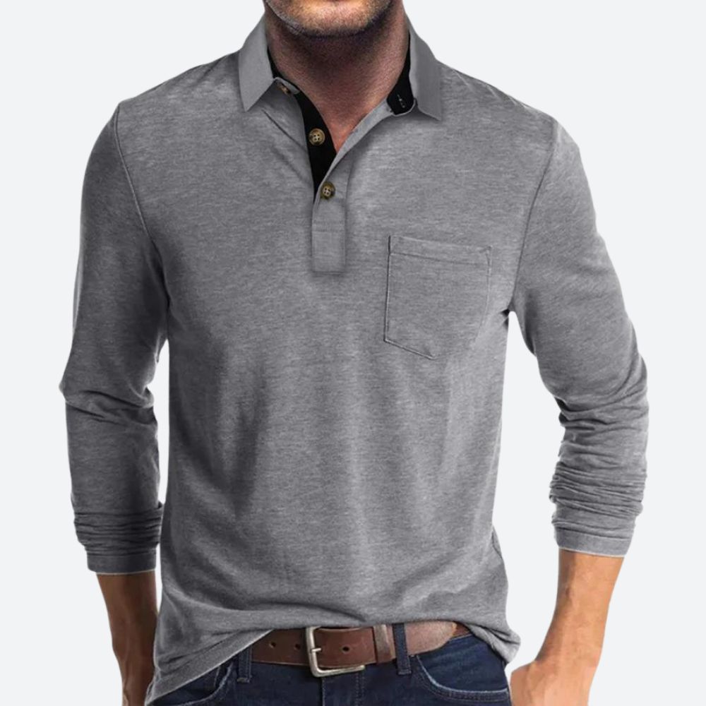 Poloshirt für Herren | Klassisches Design | Normale Passform