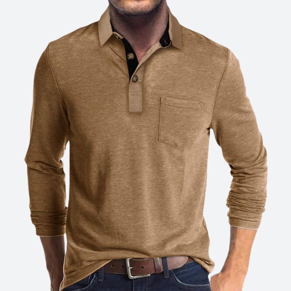 Poloshirt für Herren | Klassisches Design | Normale Passform