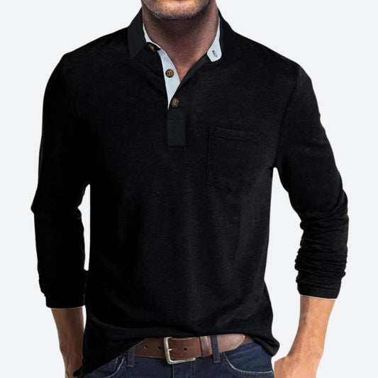 Poloshirt für Herren | Klassisches Design | Normale Passform