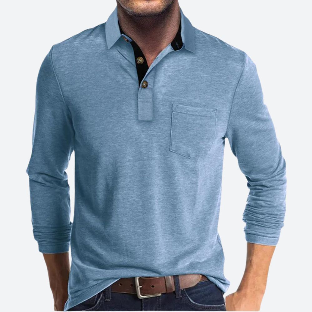 Poloshirt für Herren | Klassisches Design | Normale Passform