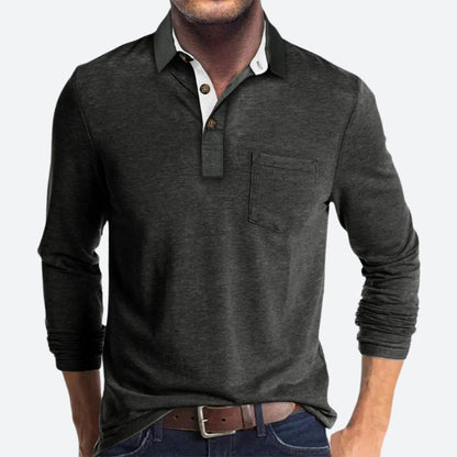 Poloshirt für Herren | Klassisches Design | Normale Passform