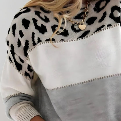 Pullover Damen | Animal-Print & Color-Block