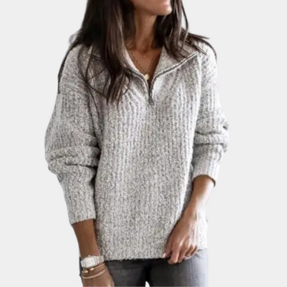 Pullover Damen | Half-Zip & Polokragen
