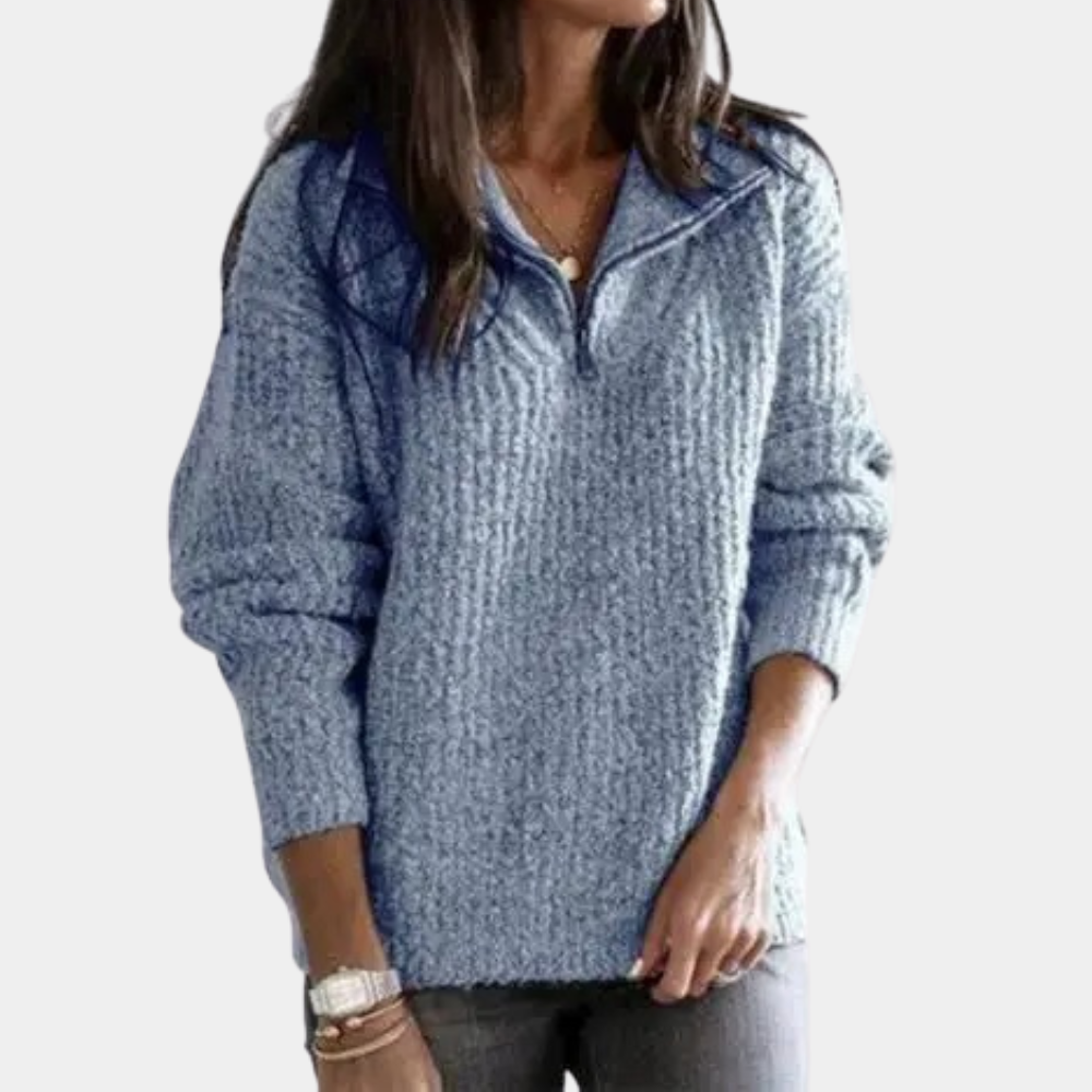 Pullover Damen | Half-Zip & Polokragen