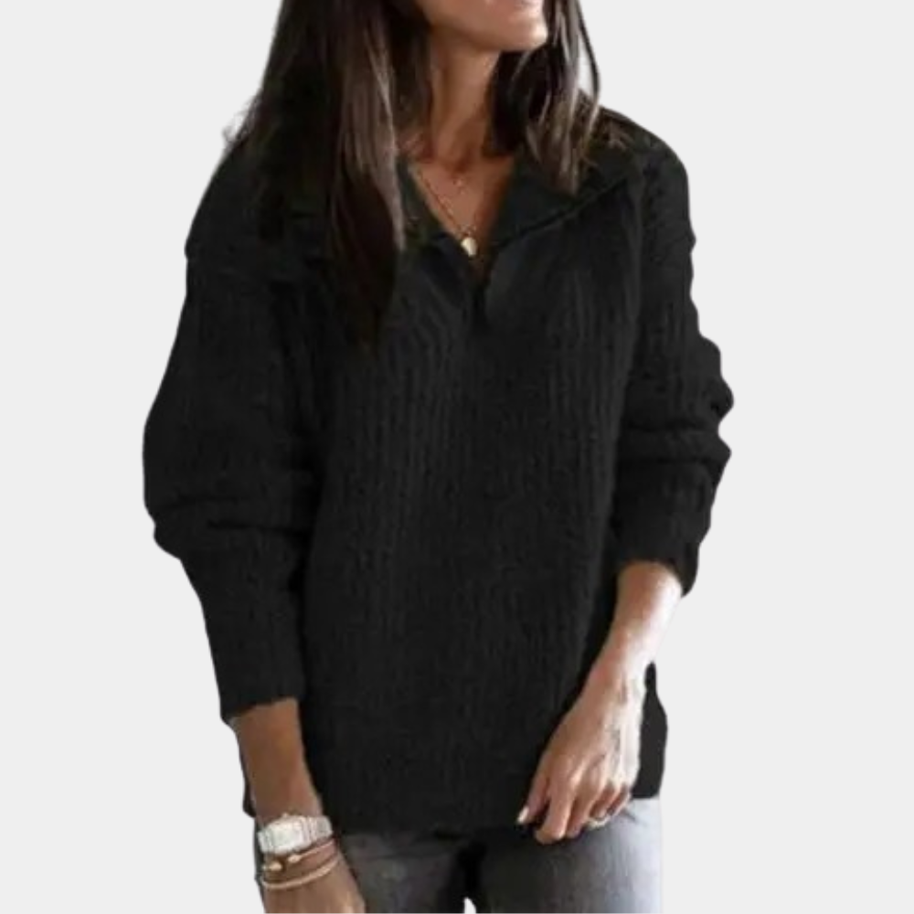 Pullover Damen | Half-Zip & Polokragen