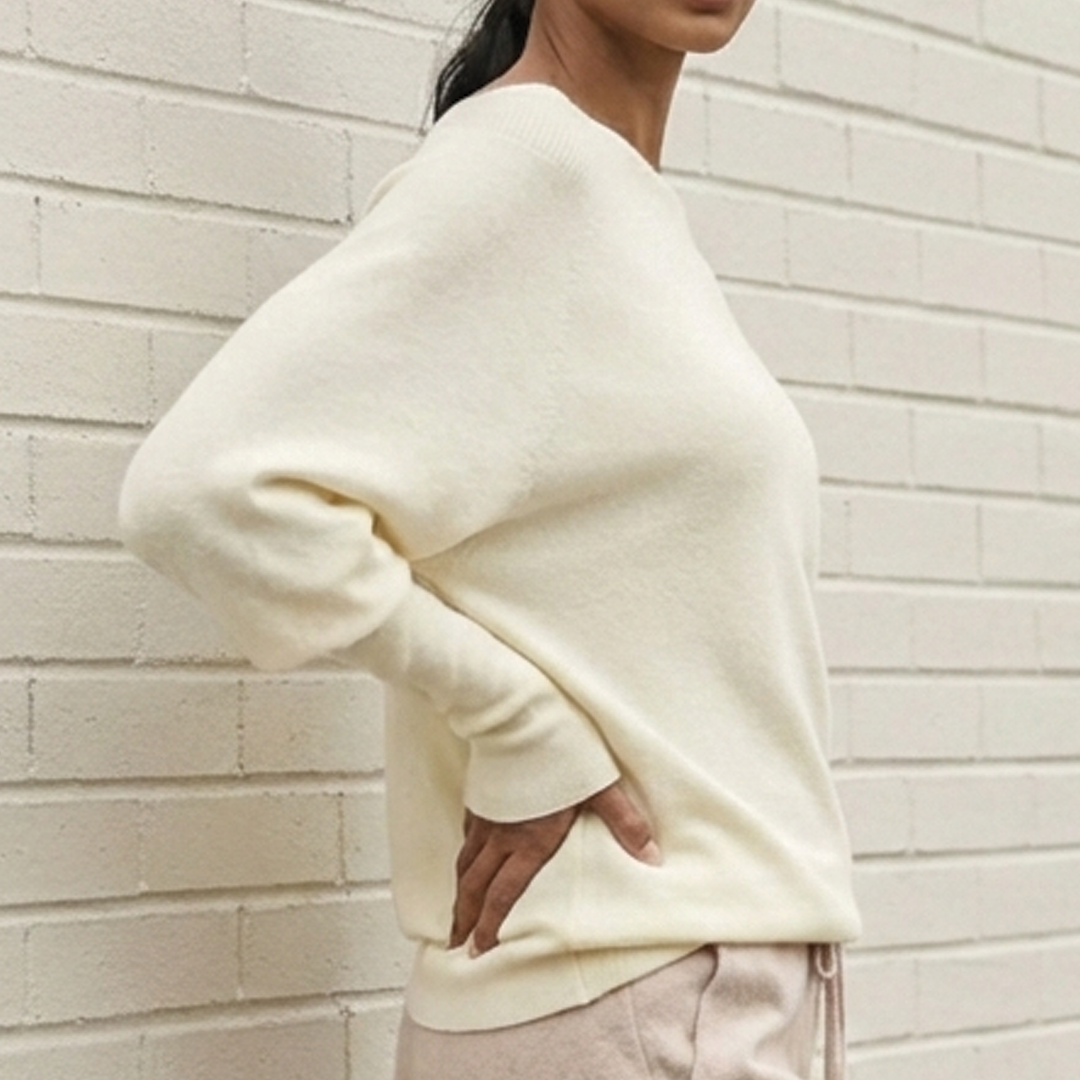 Pullover Damen | Locker Geschnitten & Schulterfrei 2