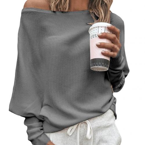 Pullover Damen | Off-Shoulder & Rippstrick