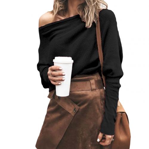 Pullover Damen | Off-Shoulder & Rippstrick