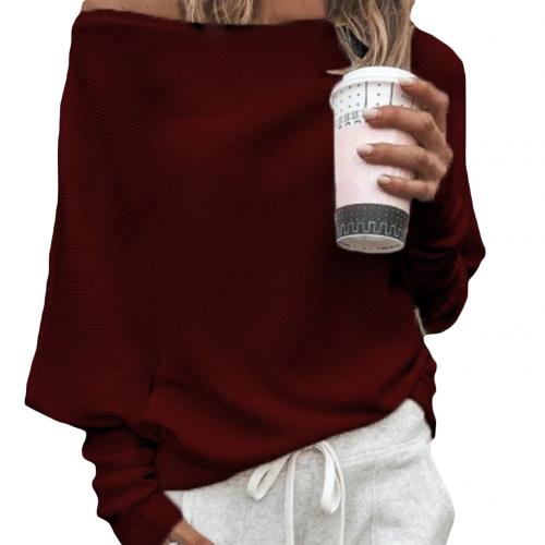 Pullover Damen | Off-Shoulder & Rippstrick