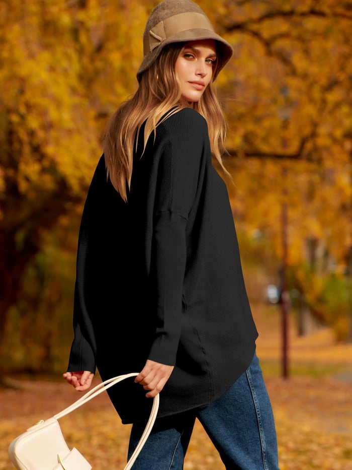 Pullover Damen | Oversize & Longshirt-Länge