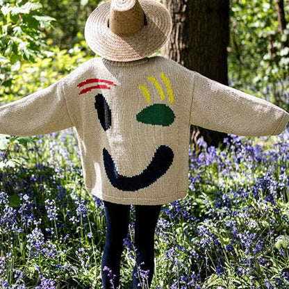 Pullover Damen | Smiley-Motiv & Oversize
