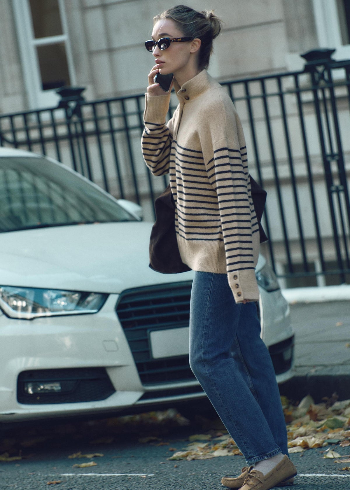 Pullover Damen | Stehkragen & Knopfleiste