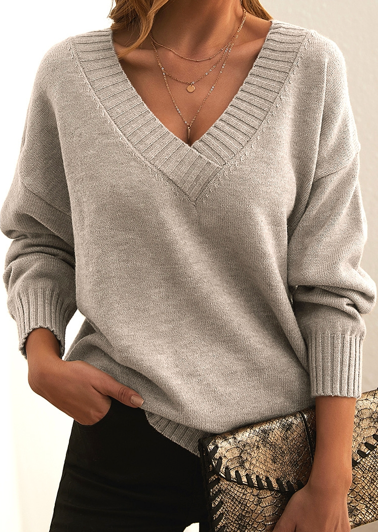 Pullover Damen | V-Ausschnitt & Weicher Komfort