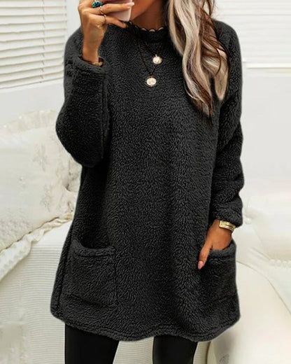 Pullover Damen mit Rundhals | Flauschig & Kuschelig