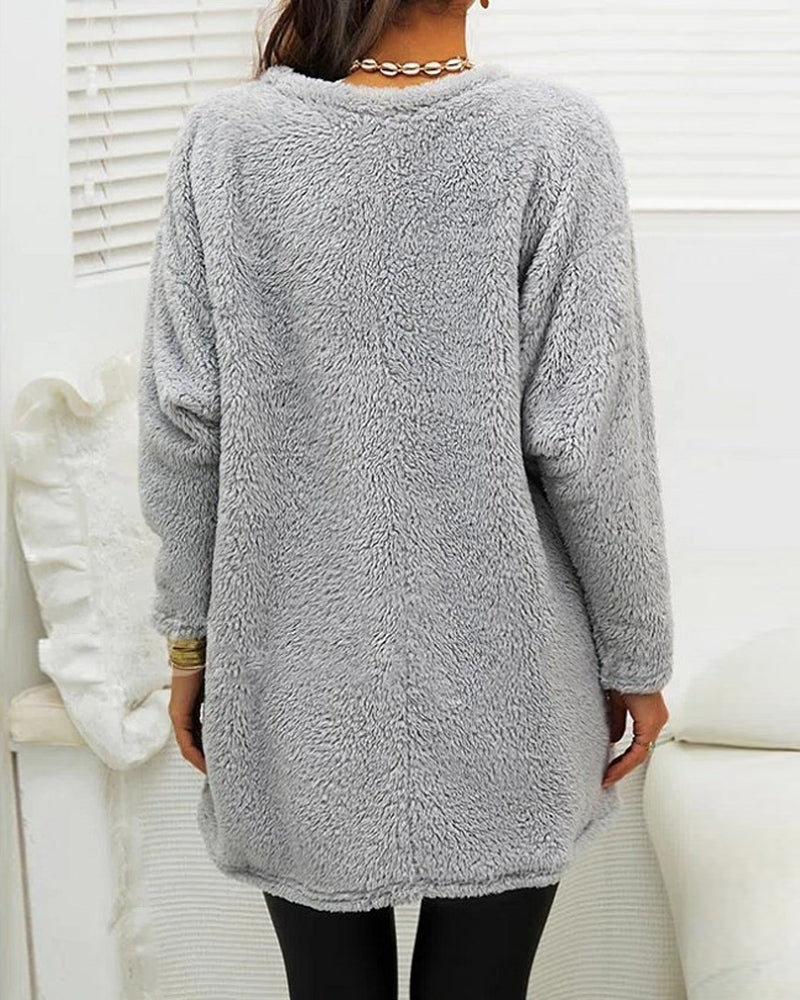 Pullover Damen mit Rundhals | Flauschig & Kuschelig