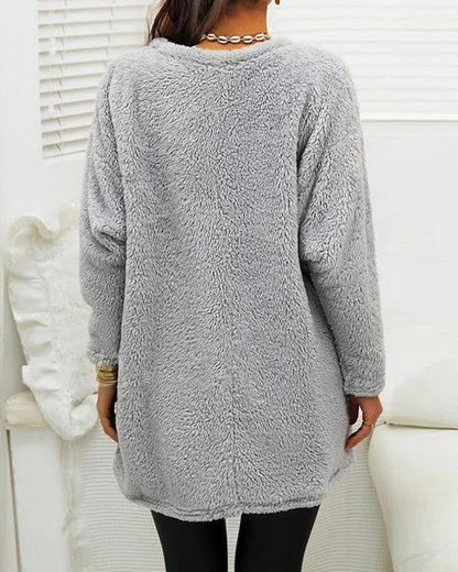 Pullover Damen mit Rundhals | Flauschig & Kuschelig