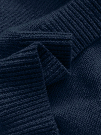 Pullover Damen mit Spitzenkragen | V-Ausschnitt & Femininer Look