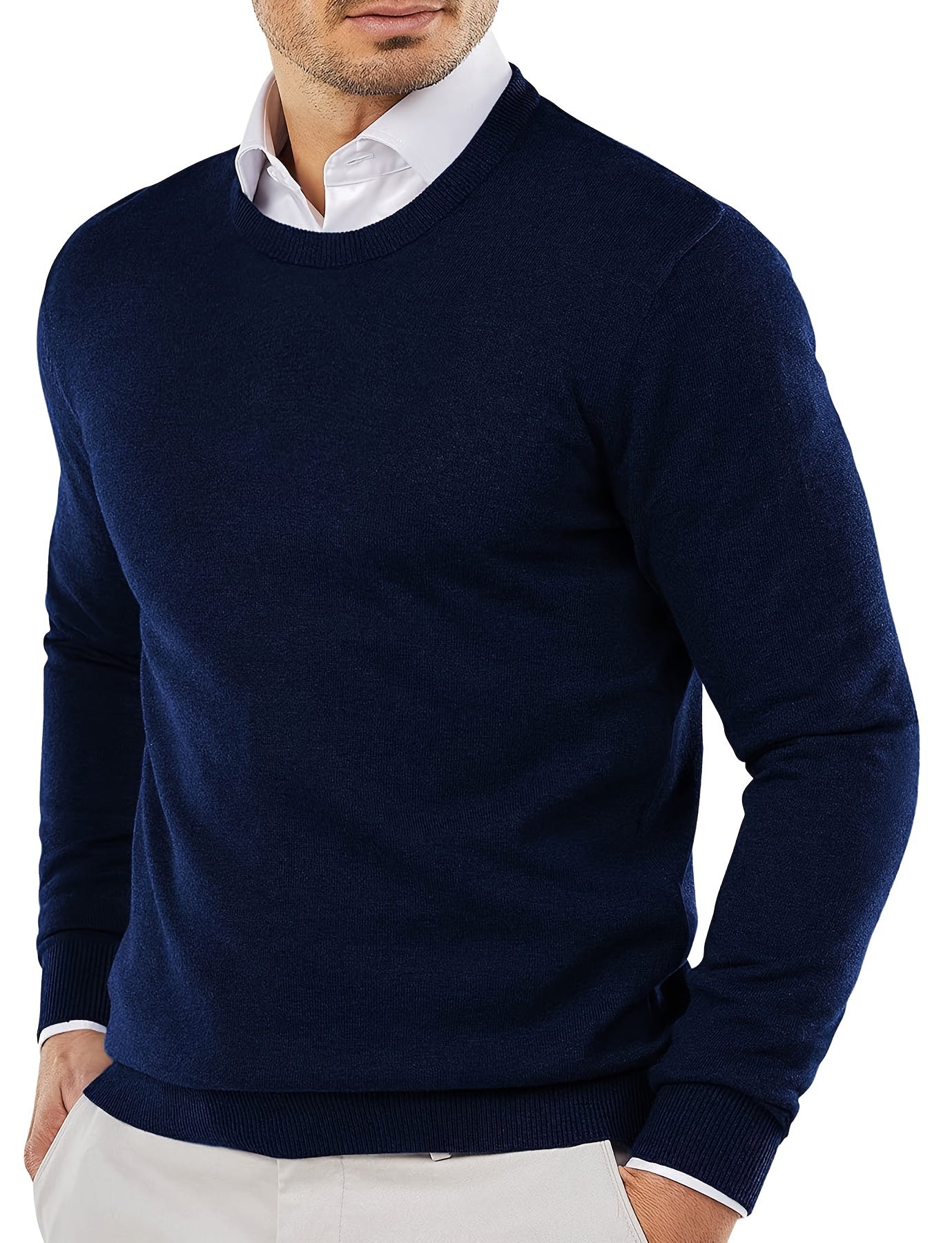 Pullover Herren | Bequem & Elegant mit Rundhalsausschnitt
