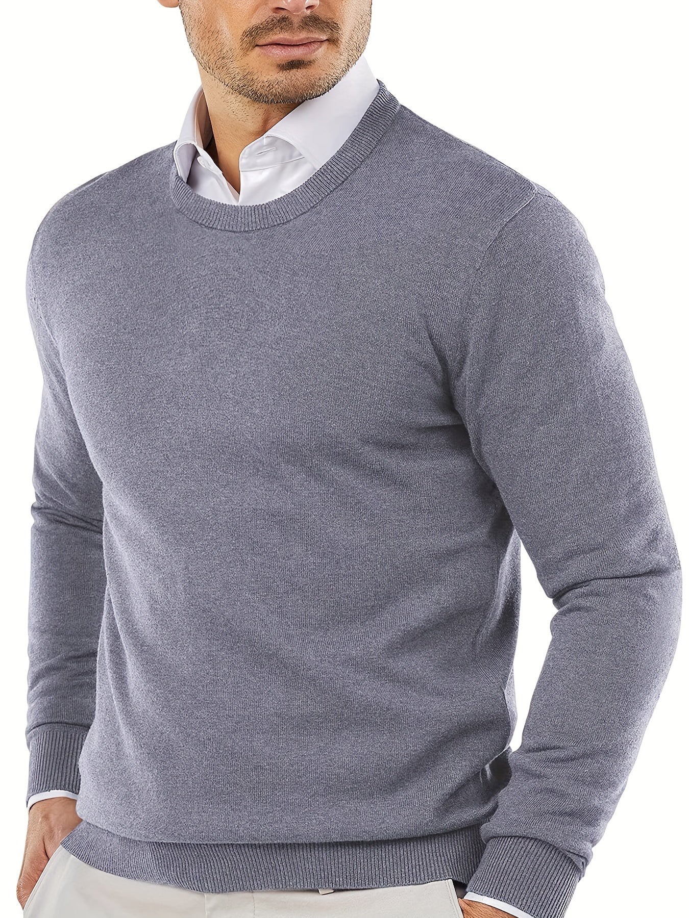 Pullover Herren | Bequem & Elegant mit Rundhalsausschnitt