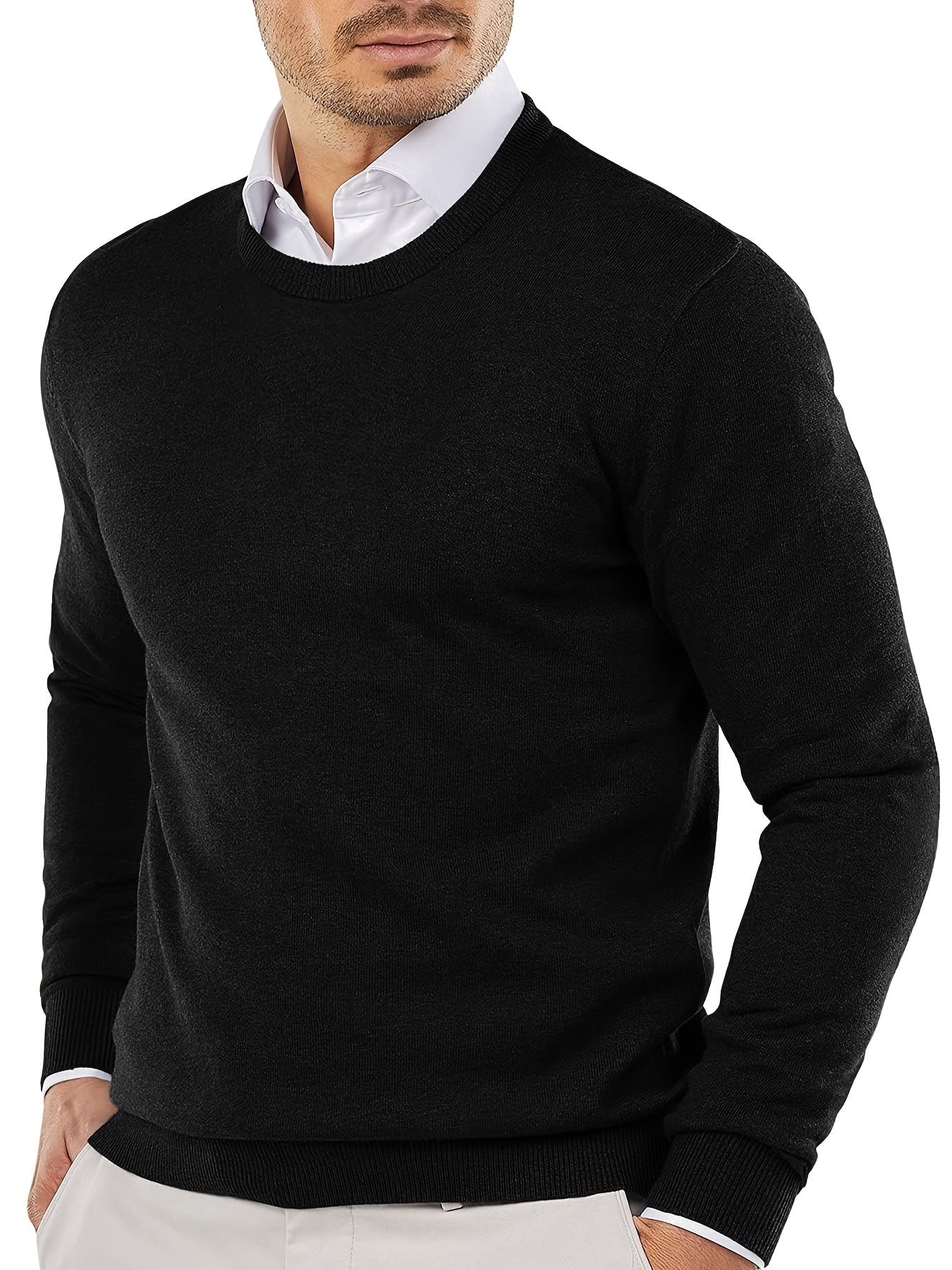 Pullover Herren | Bequem & Elegant mit Rundhalsausschnitt