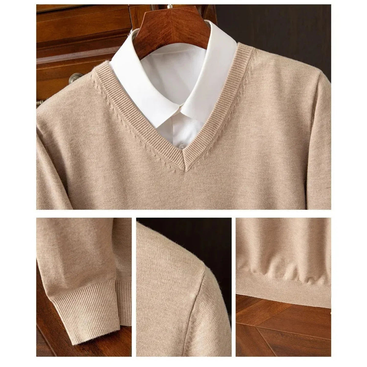 Pullover Herren | V-Ausschnitt & Feinstrick