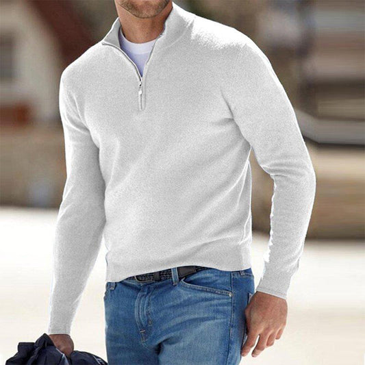 Pullover Herren | Zip-Kragen & Feinstrick