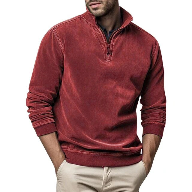 Pullover Herren mit Reißverschluss | Warm & Bequem im Winter 3
