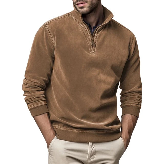 Pullover Herren mit Reißverschluss | Warm & Bequem im Winter 9